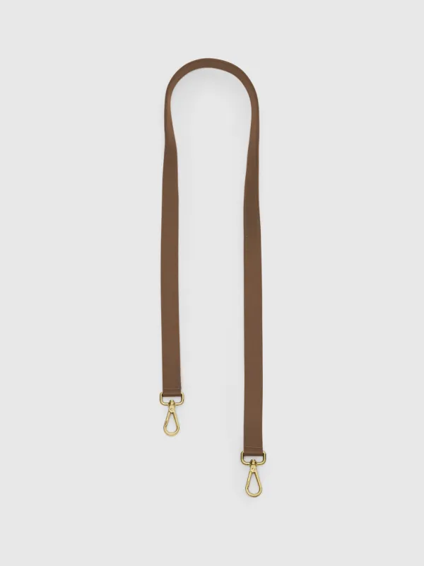 Stra Tahini Leather Long Shoulder Strap made by ATP Atelier