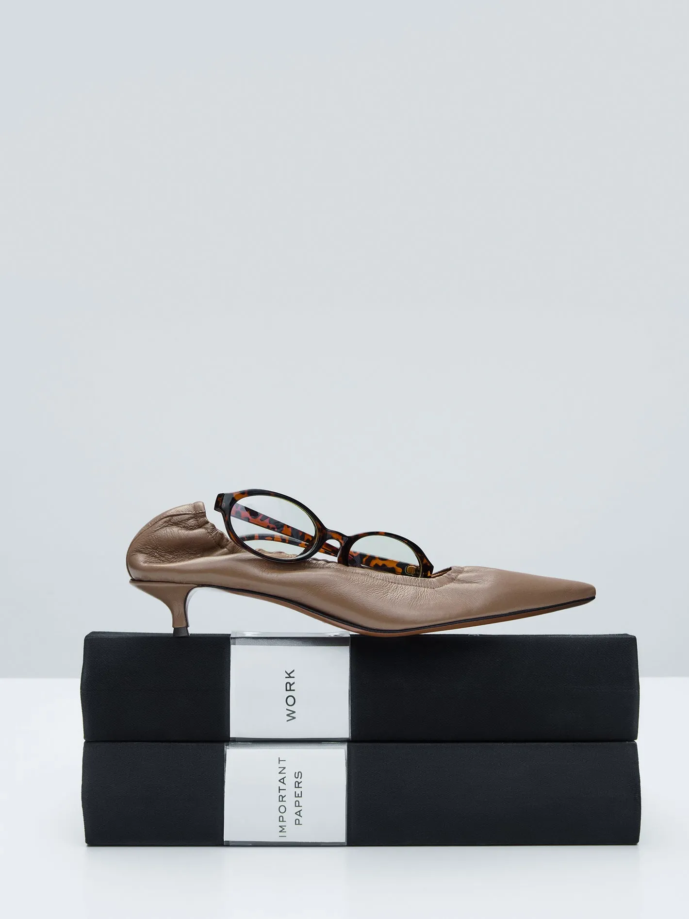Valfurva Tahini Shiny Nappa Pumps sold by ATP Atelier product image thumbnail 3