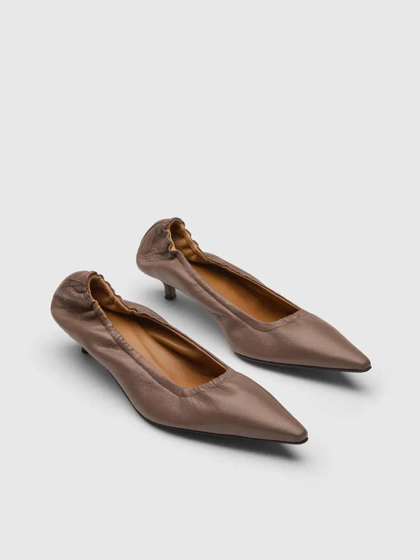 Valfurva Tahini Shiny Nappa Pumps sold by ATP Atelier product image thumbnail 2