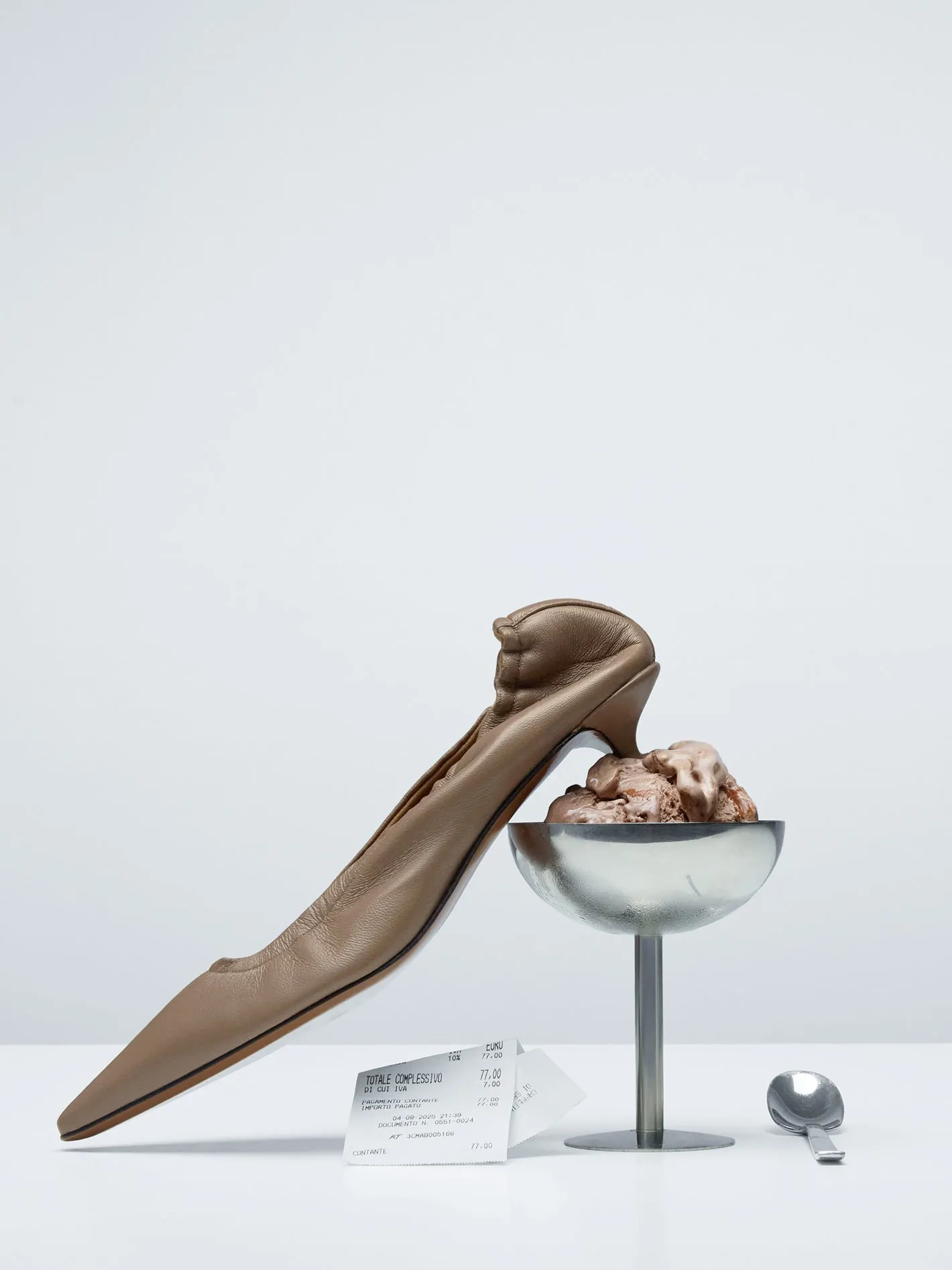 Valfurva Tahini Shiny Nappa Pumps sold by ATP Atelier product image thumbnail 4