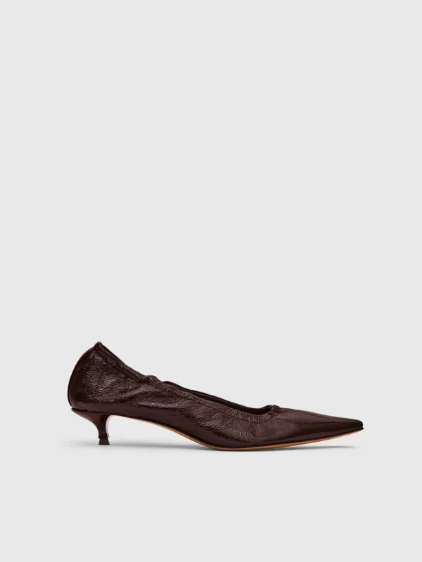 Valfurva Walnut Naplak Leather Pumps made by ATP Atelier