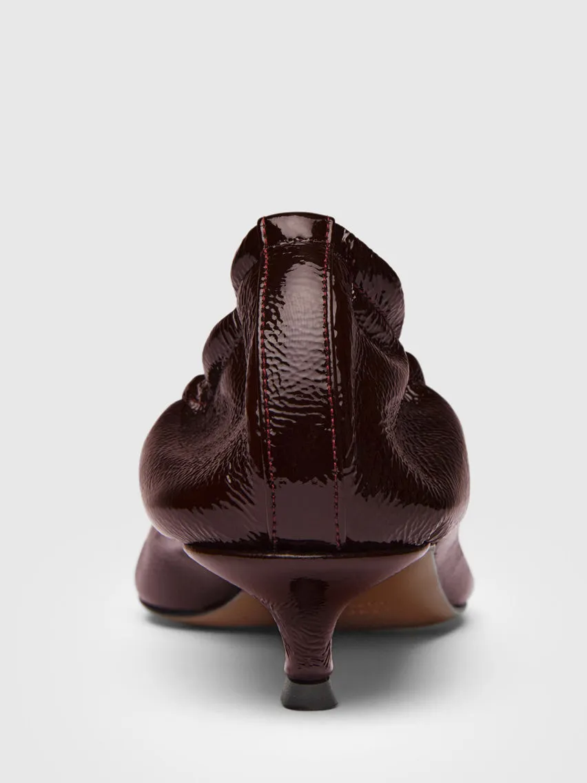 Valfurva Walnut Naplak Leather Pumps sold by ATP Atelier product image thumbnail 3