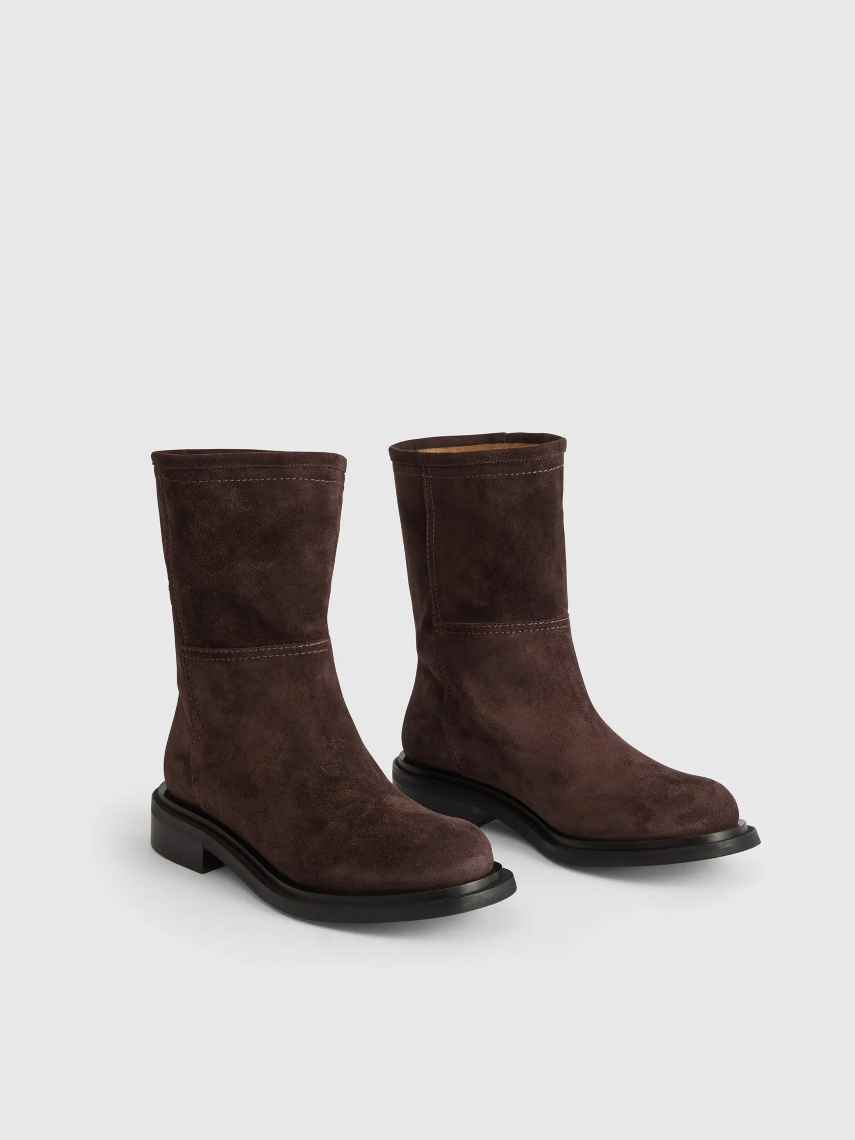 Sirone Walnut Suede Boots sold by ATP Atelier product image thumbnail 3