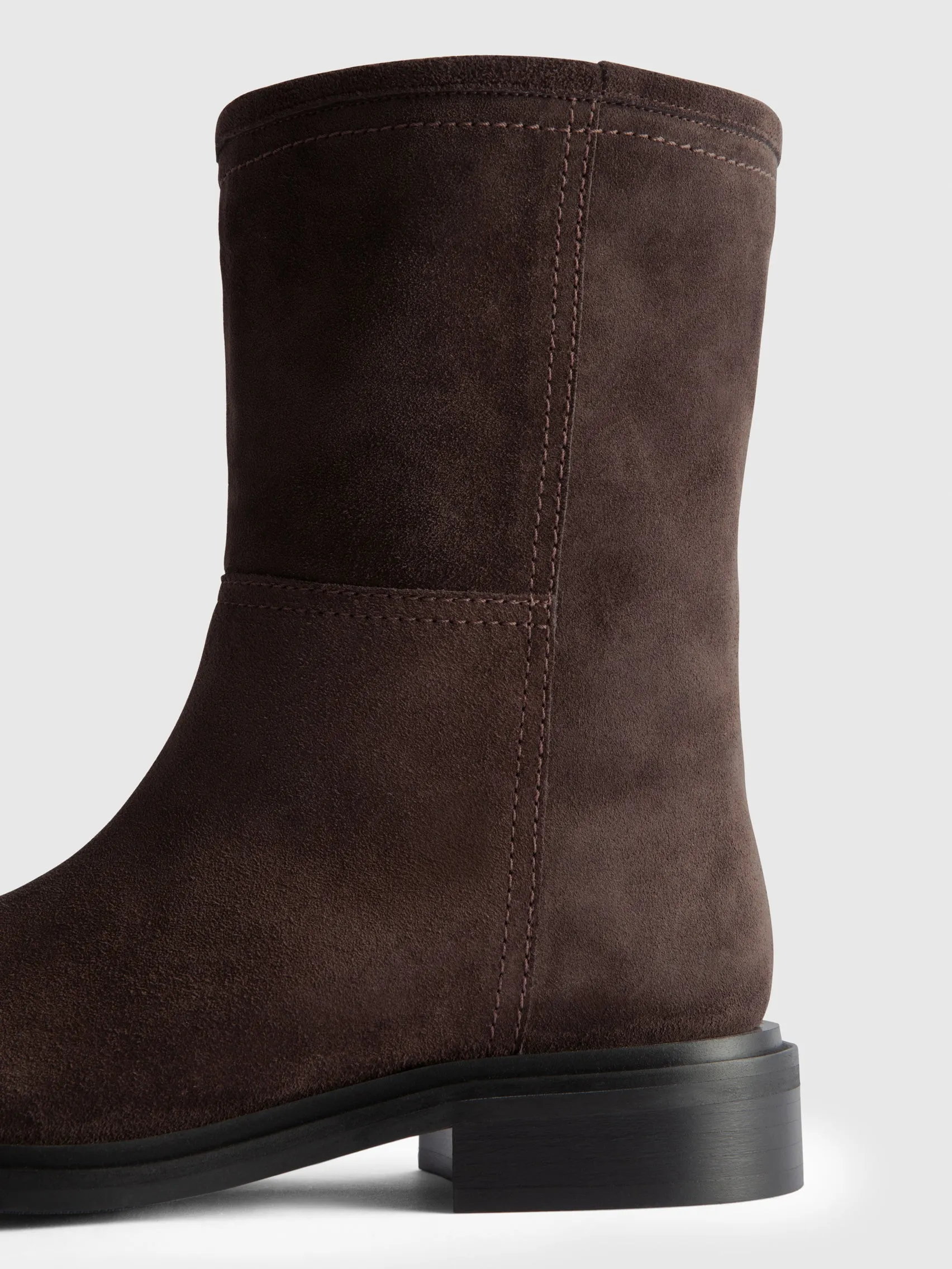 Sirone Walnut Suede Boots sold by ATP Atelier product image thumbnail 2