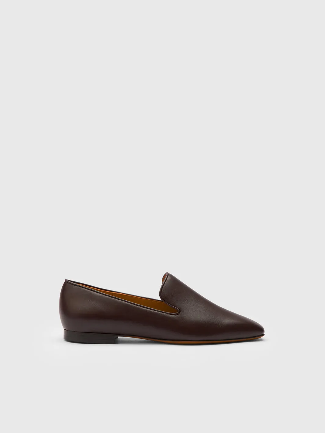 Dervio Walnut Nappa Loafers sold by ATP Atelier