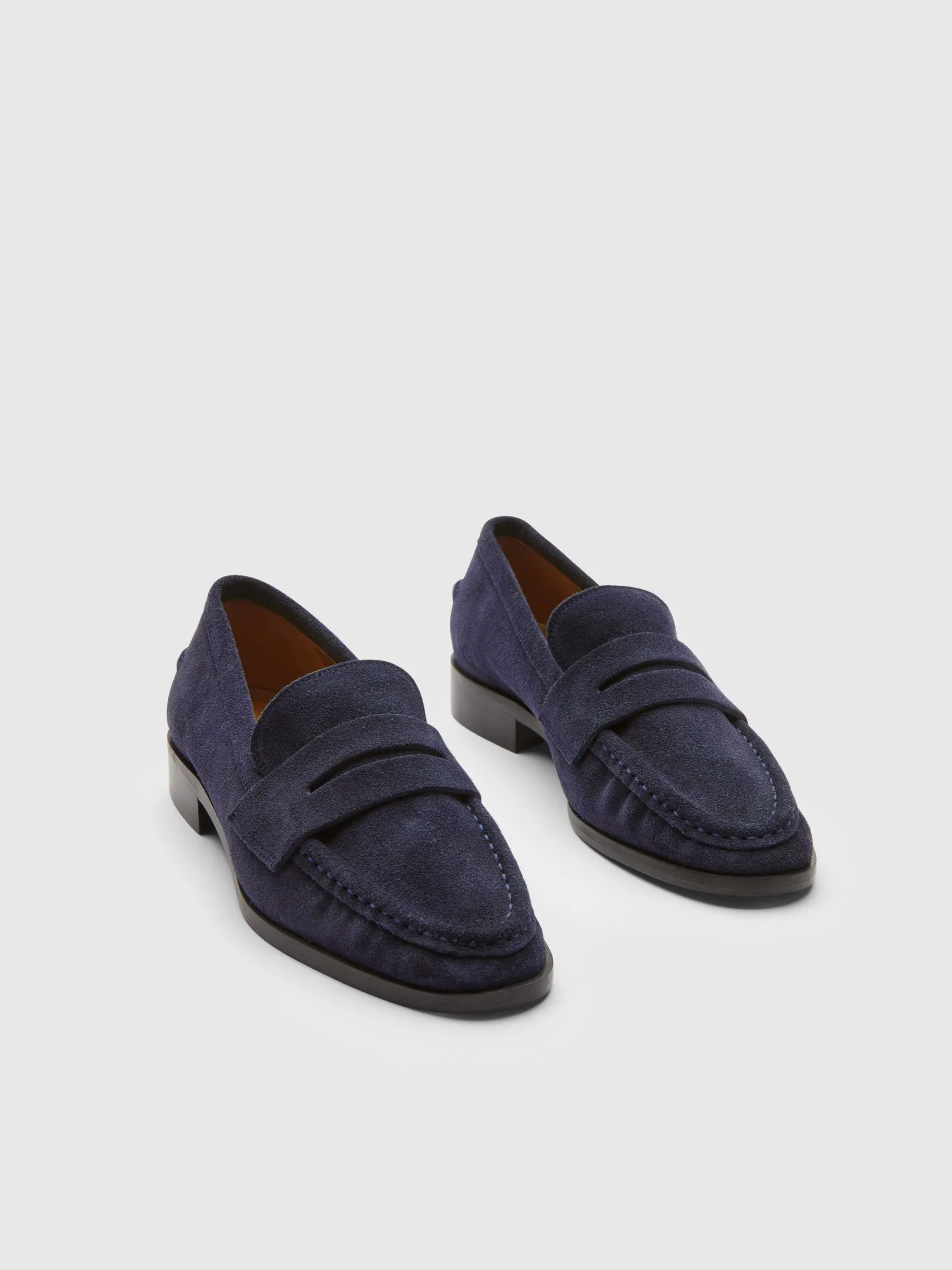 Airola Mirtillo Suede Loafers sold by ATP Atelier product image thumbnail 3