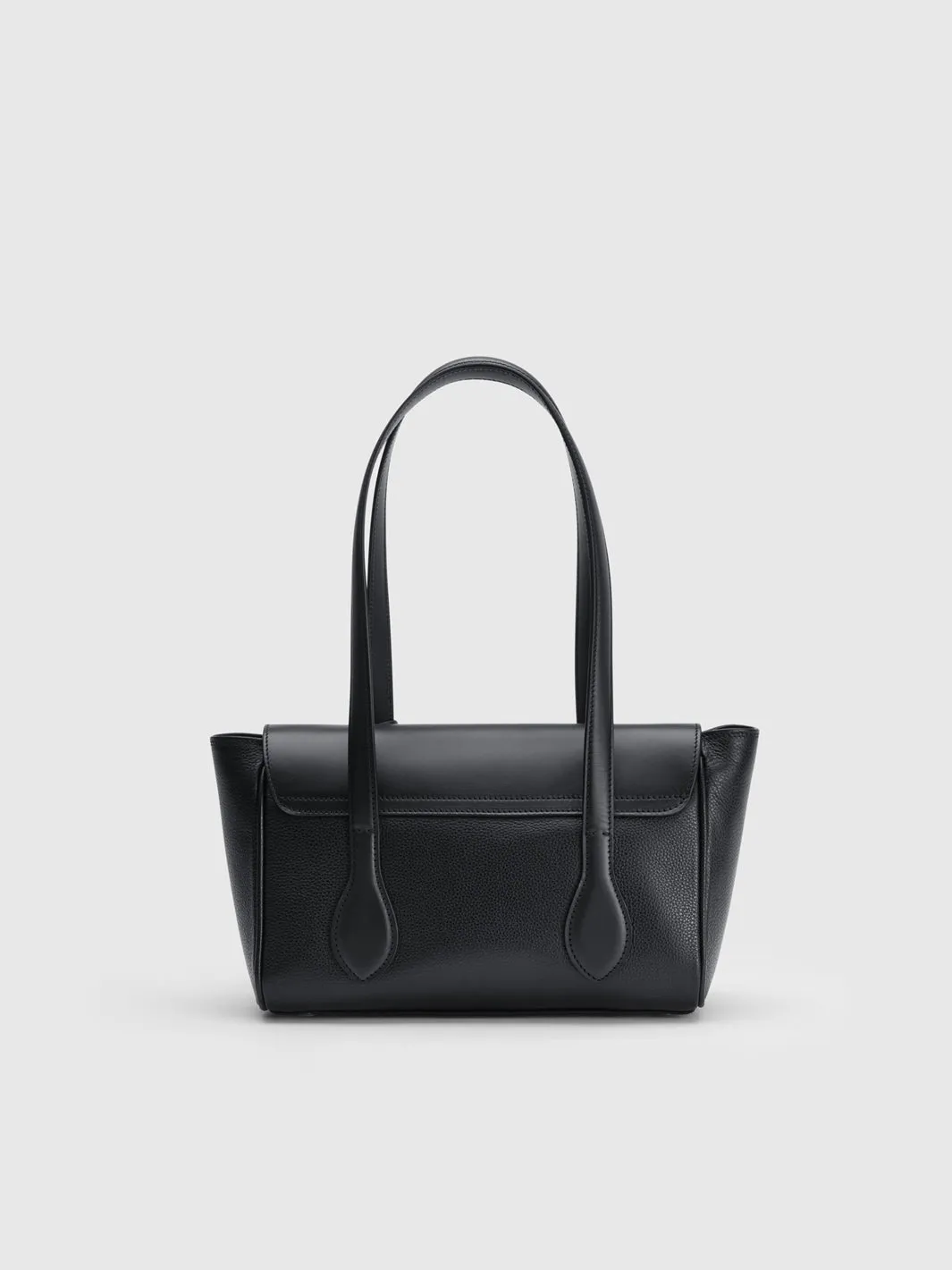 Eira Black Grained Leather Shoulder bag sold by ATP Atelier product image thumbnail 4