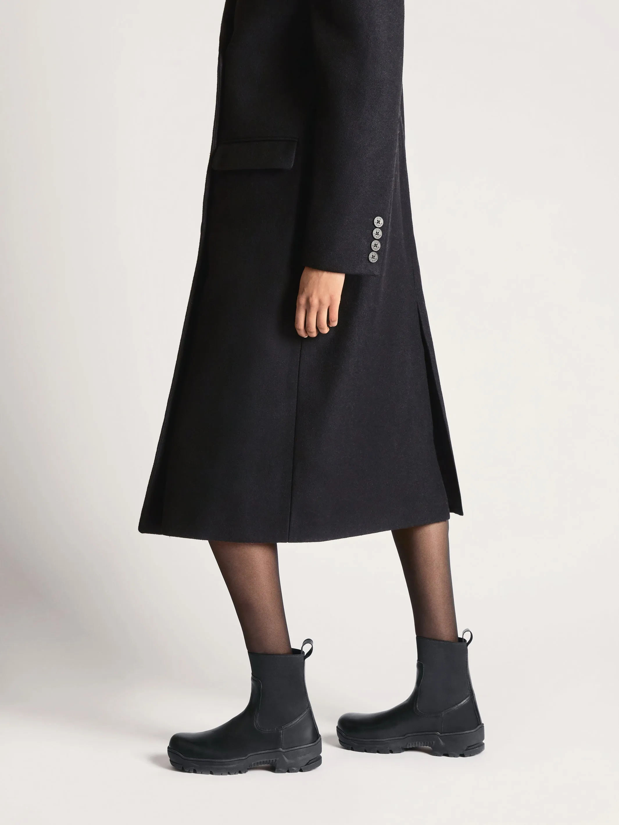 Feltre Black Leather Boots sold by ATP Atelier product image thumbnail 3