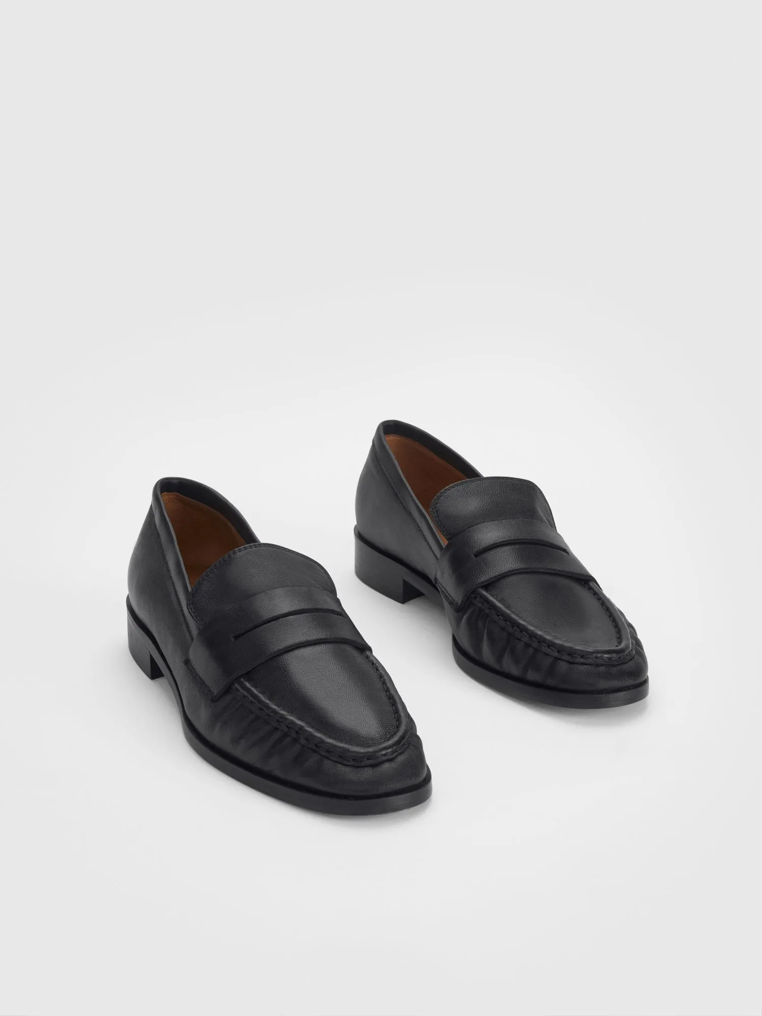 Airola Black Nappa Loafers sold by ATP Atelier product image thumbnail 4