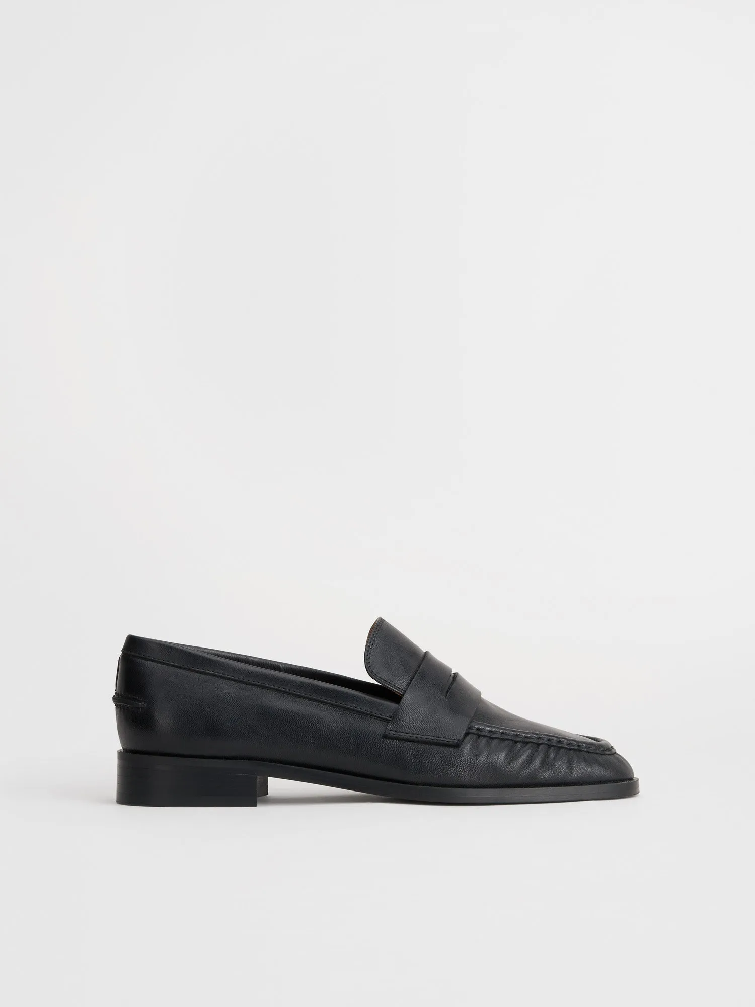 Airola Black Nappa Loafers sold by ATP Atelier