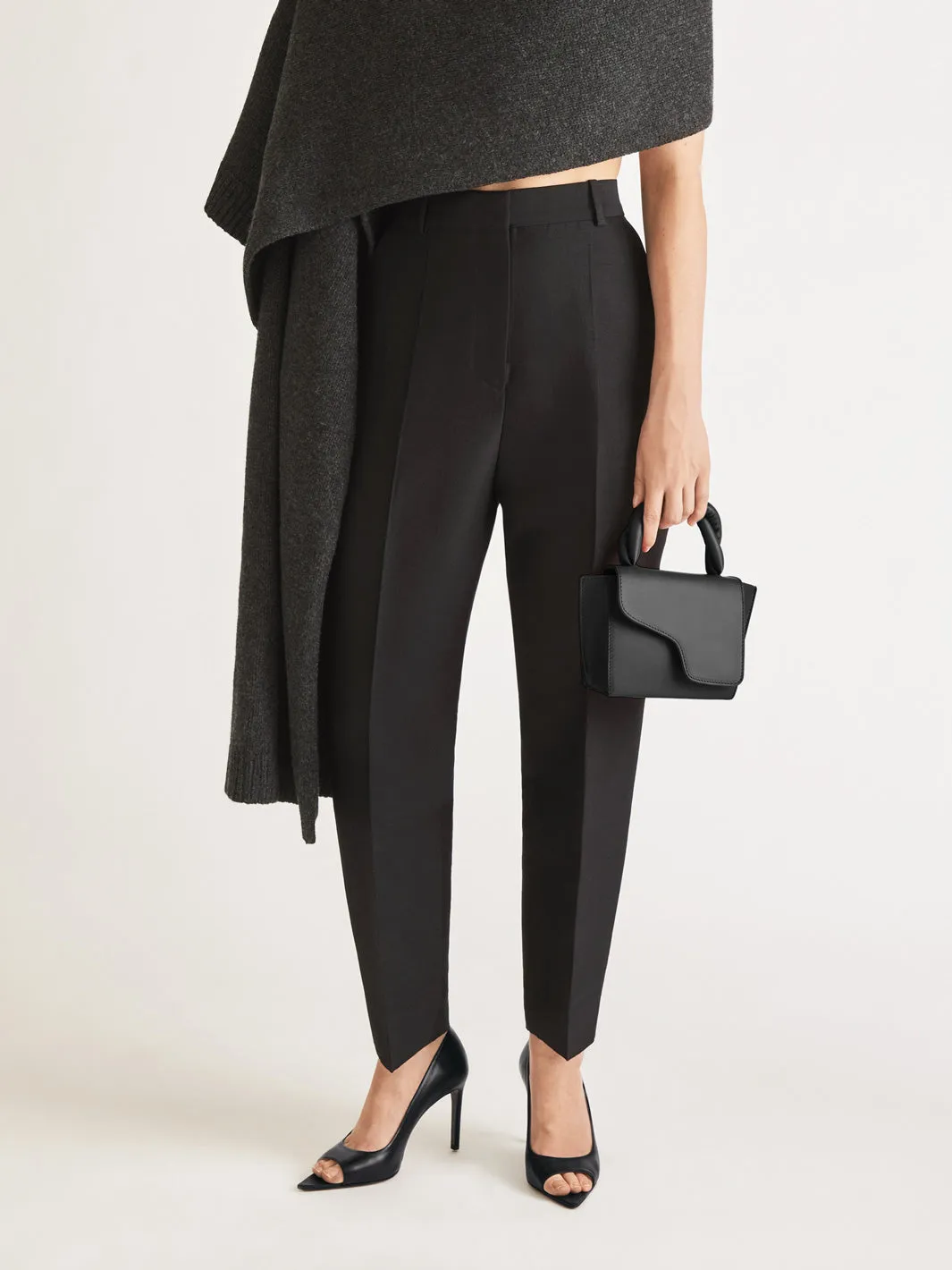 Montalbano Black Leather/Nappa Mini handbag sold by ATP Atelier product image thumbnail 5