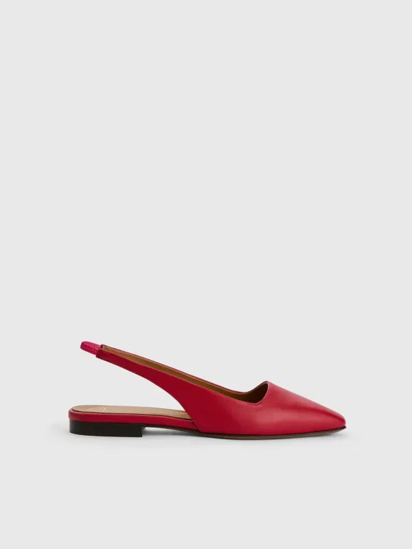 Plesio Melograno Nappa Slingbacks made by ATP Atelier