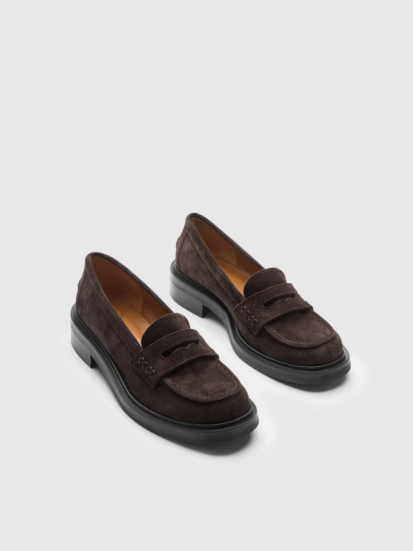 Albaredo Walnut Suede Loafers sold by ATP Atelier product image thumbnail 2