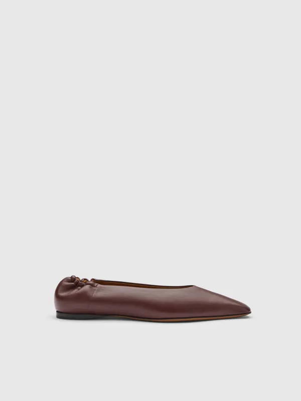 Moena Grumello Nappa Ballet flats made by ATP Atelier