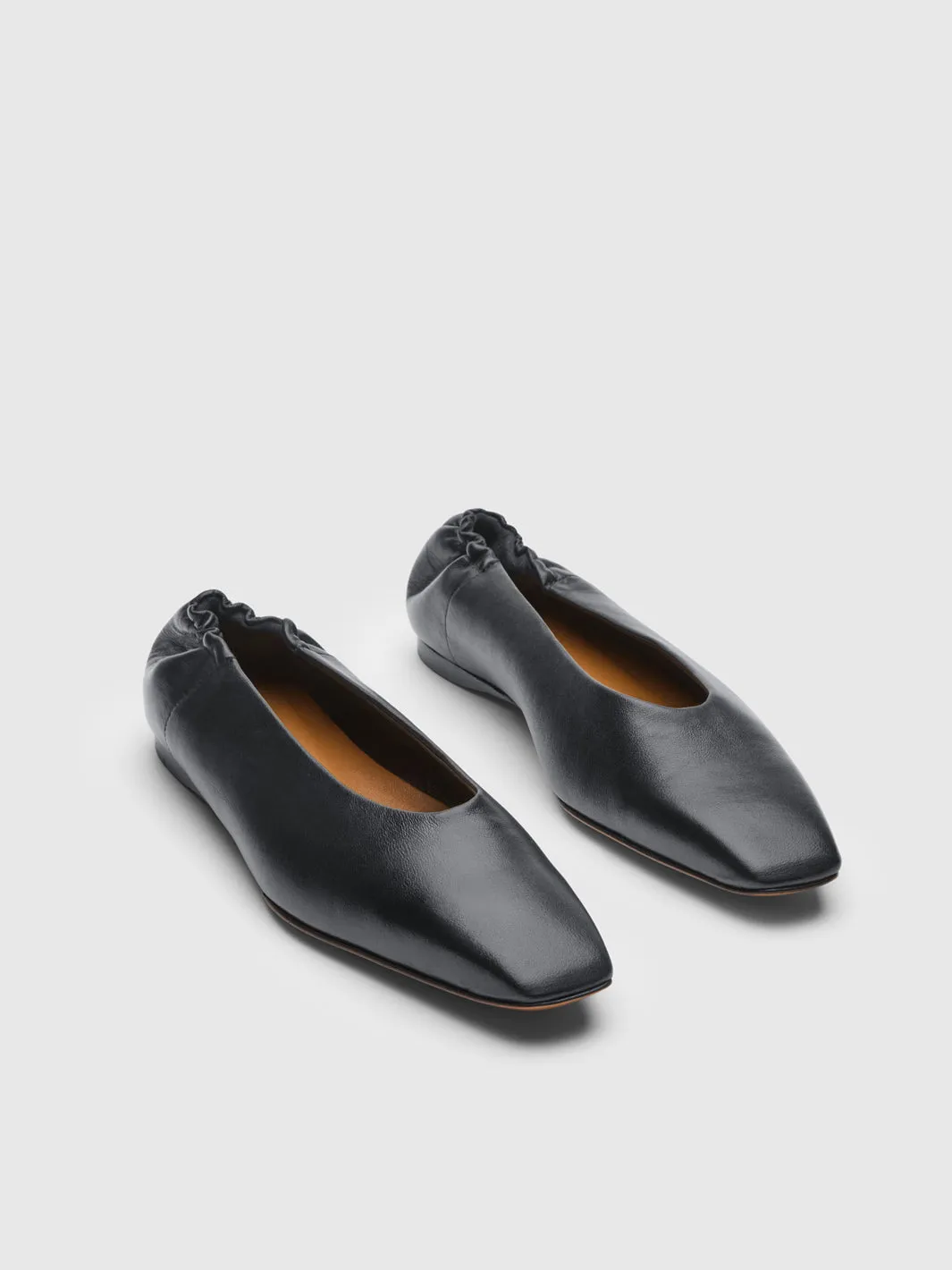 Moena Black Nappa Ballet flats sold by ATP Atelier product image thumbnail 3