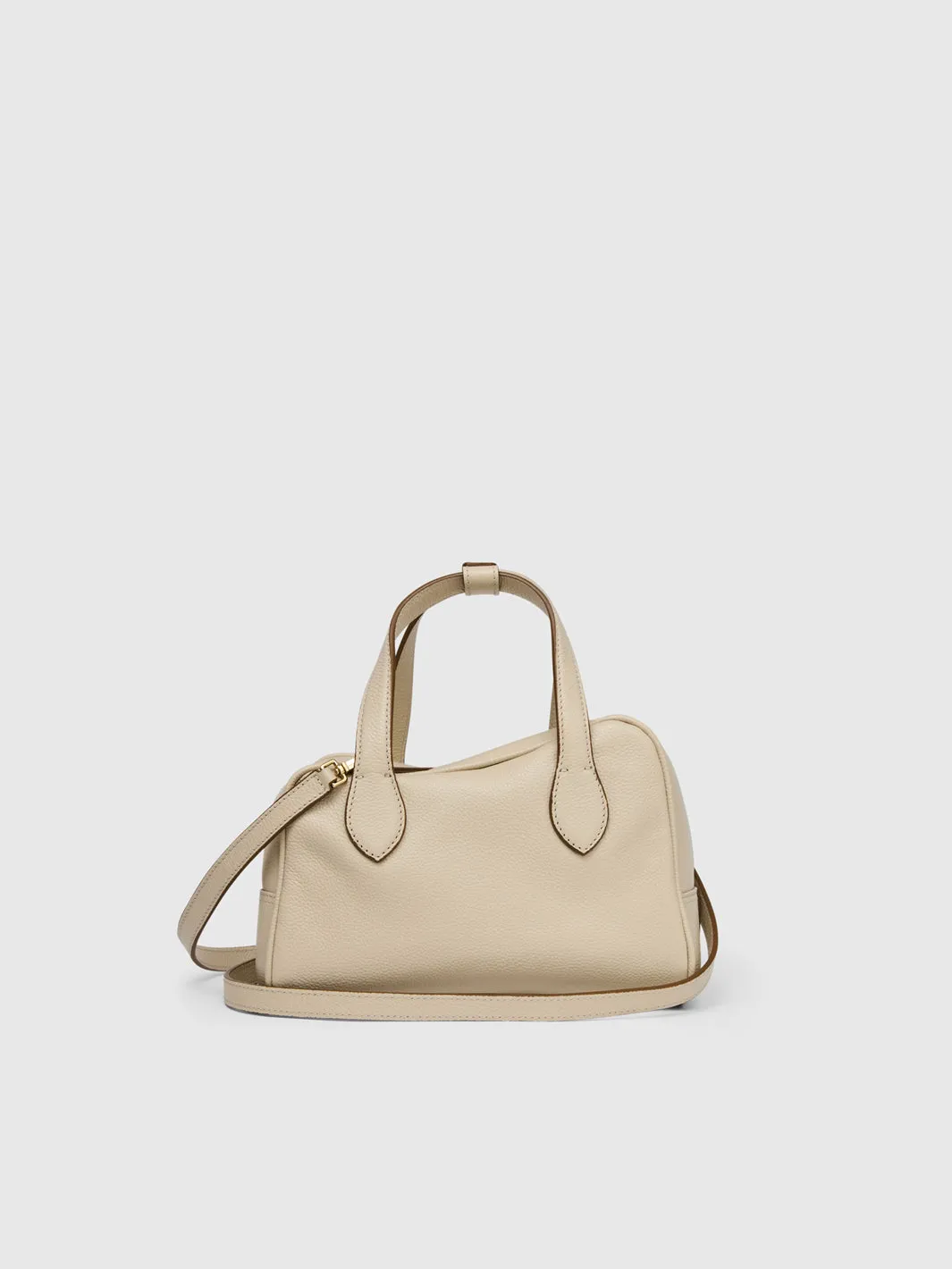 Ormelle Mandorla Grained Leather Top handle bag sold by ATP Atelier product image thumbnail 2