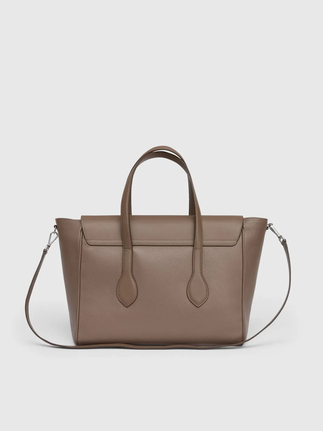 Merlara Tahini Grained Leather/Leather Large handbag sold by ATP Atelier product image thumbnail 2