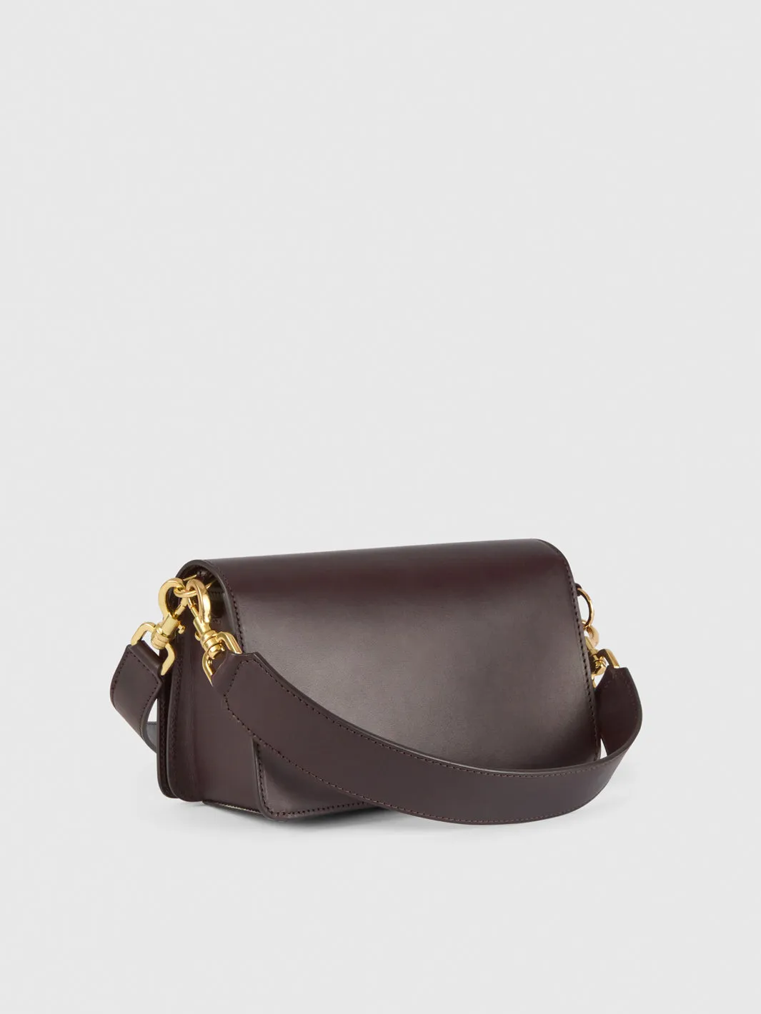 Assisi Walnut Leather Shoulder Bag sold by ATP Atelier product image thumbnail 2