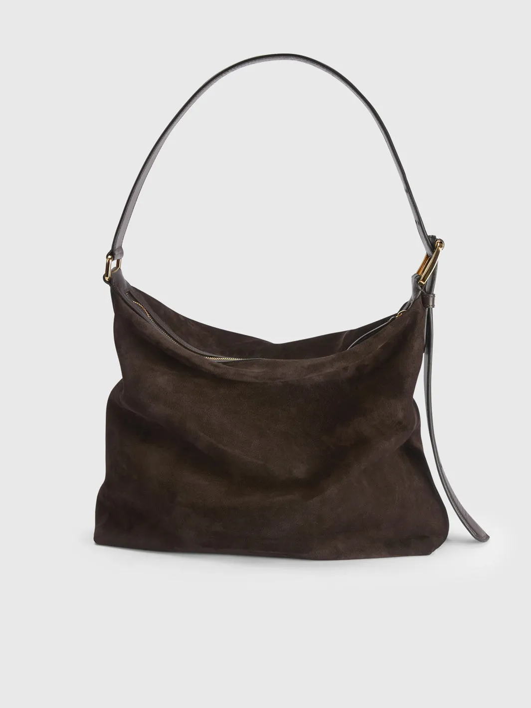 Bassano Walnut Suede/Leather Tote bag sold by ATP Atelier product image thumbnail 5