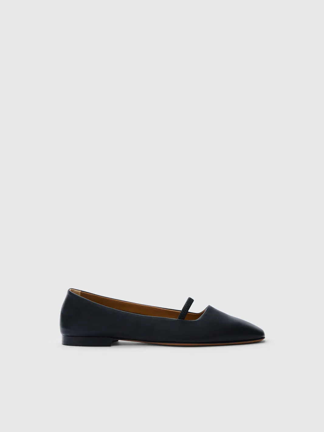 Loria Black Nappa Ballet flats sold by ATP Atelier