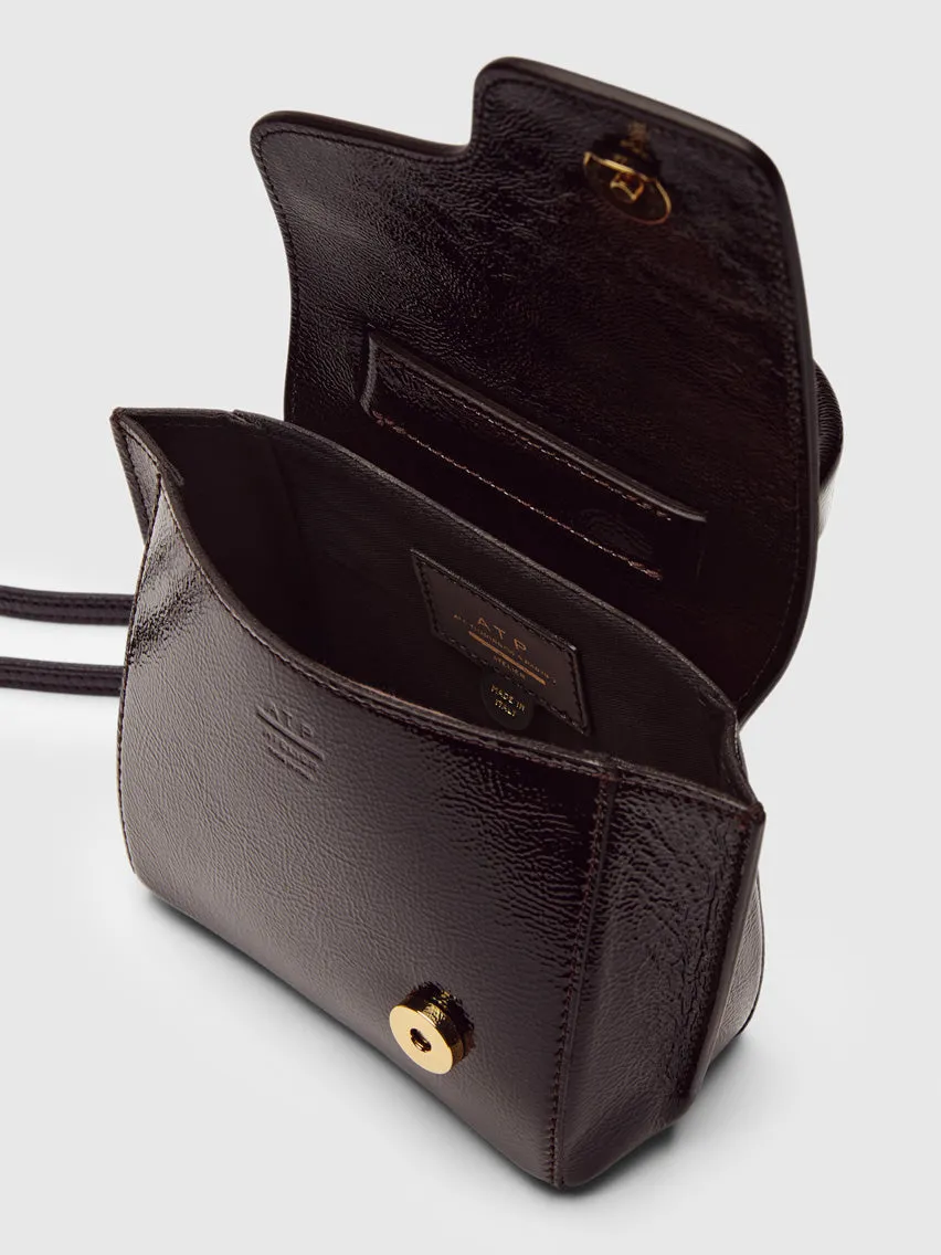 Montalcino Walnut Naplak Leather Mini handbag sold by ATP Atelier product image thumbnail 4