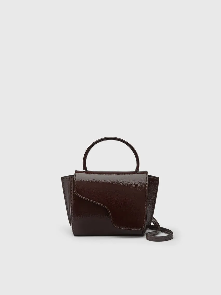 Montalcino Walnut Naplak Leather Mini handbag sold by ATP Atelier