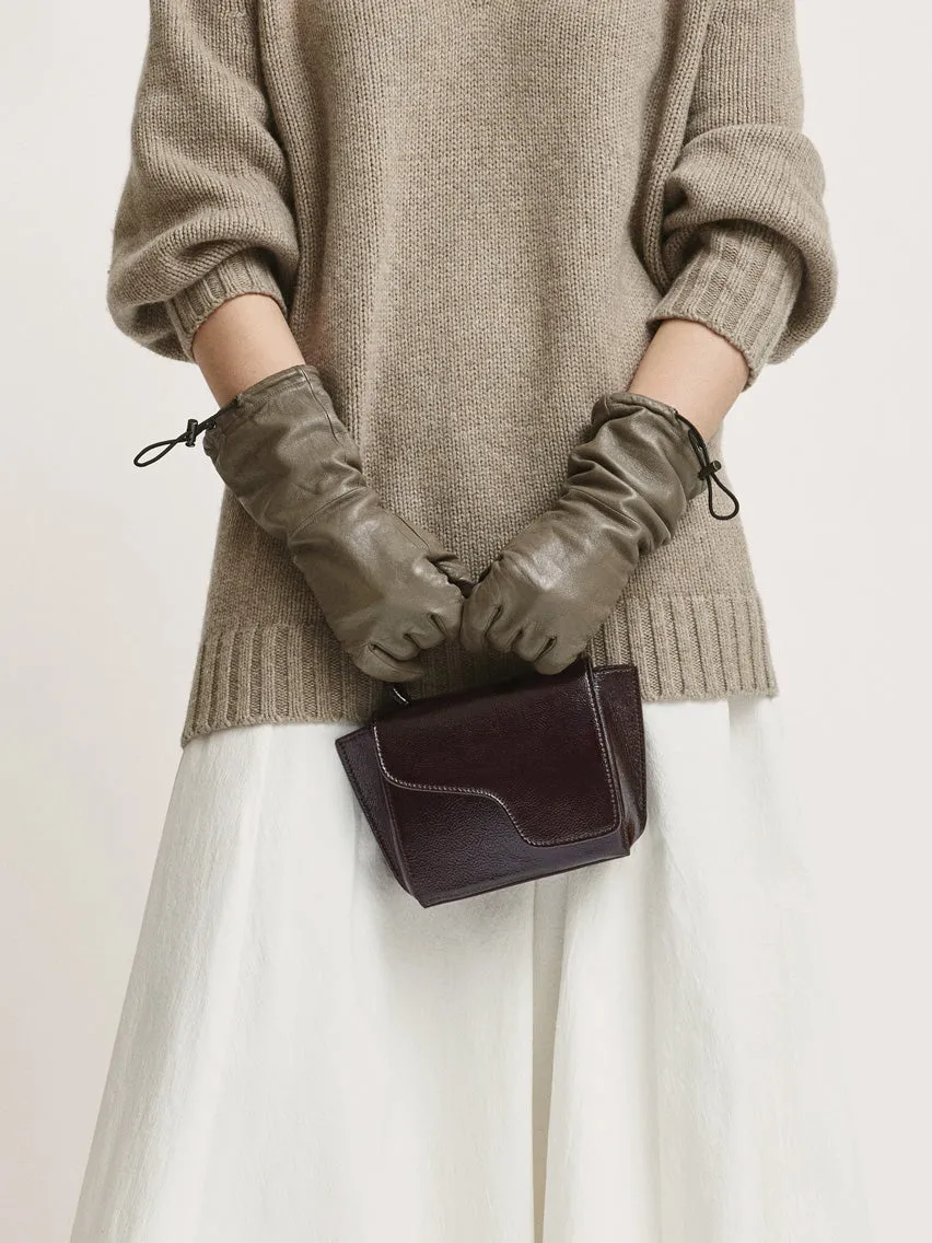 Montalcino Walnut Naplak Leather Mini handbag sold by ATP Atelier product image thumbnail 2