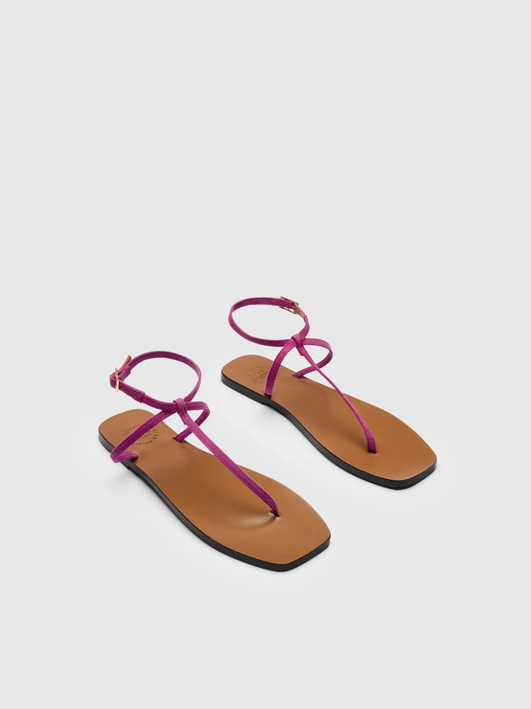 Alassio Supernova Suede Flat sandals sold by ATP Atelier product image thumbnail 2