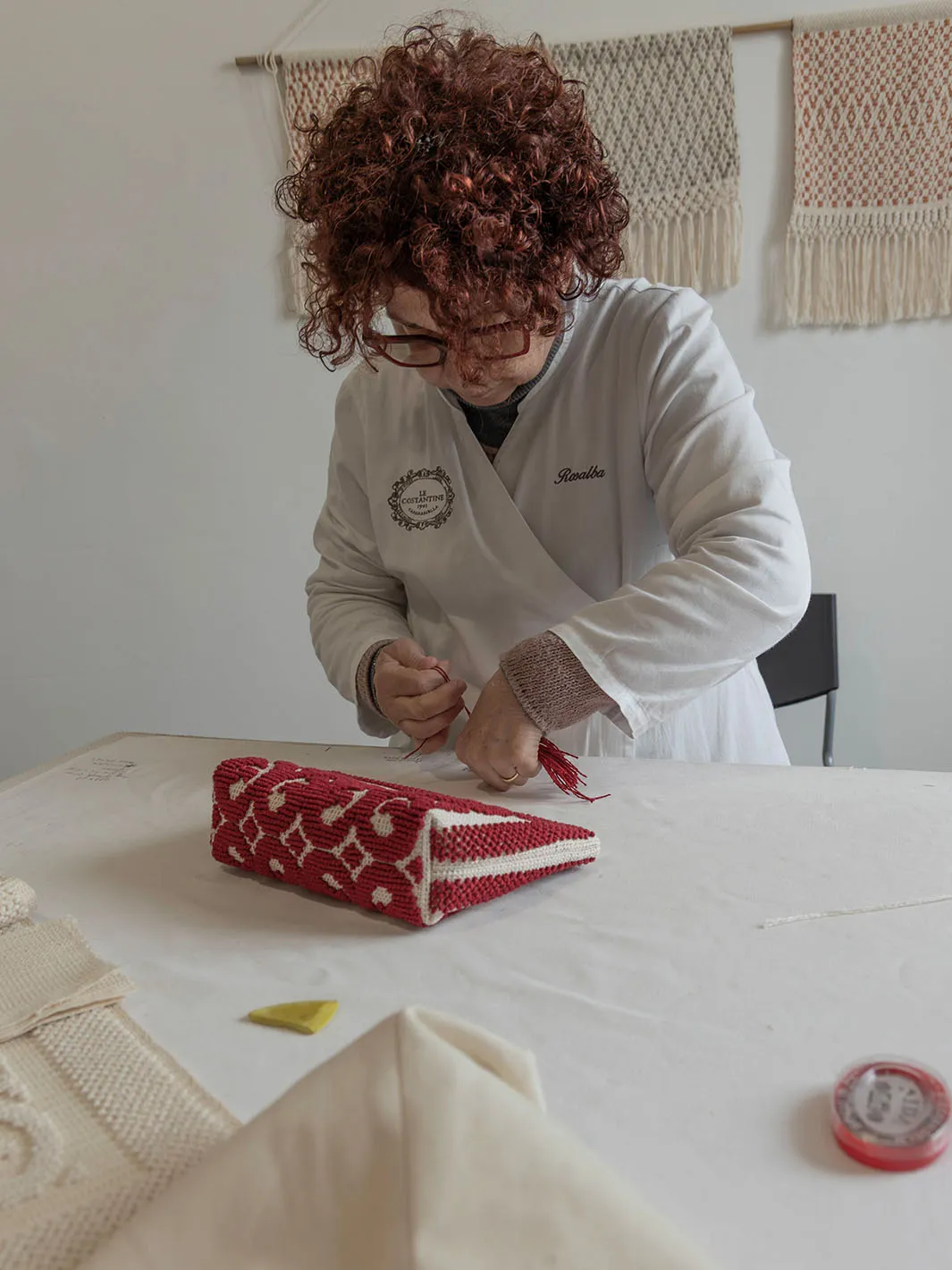 Costantine Melograno Cotton Small Pouch sold by ATP Atelier product image thumbnail 5