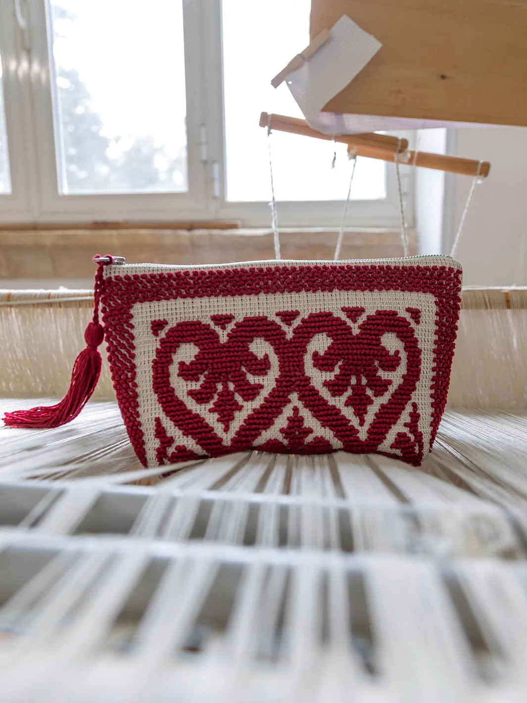 Costantine Melograno Cotton Small Pouch sold by ATP Atelier product image thumbnail 2