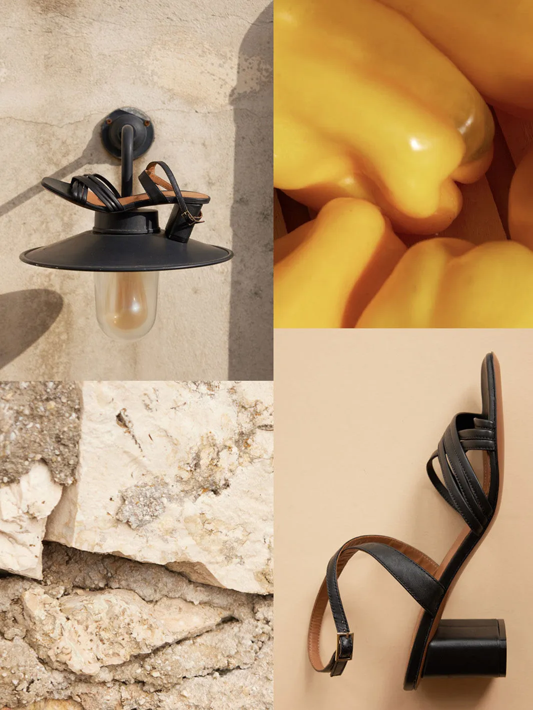 Ledro Black Nappa Heeled Sandals sold by ATP Atelier product image thumbnail 3