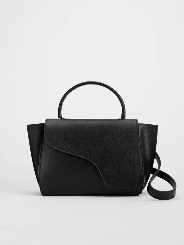 Arezzo Black Saffiano Handbag made by ATP Atelier