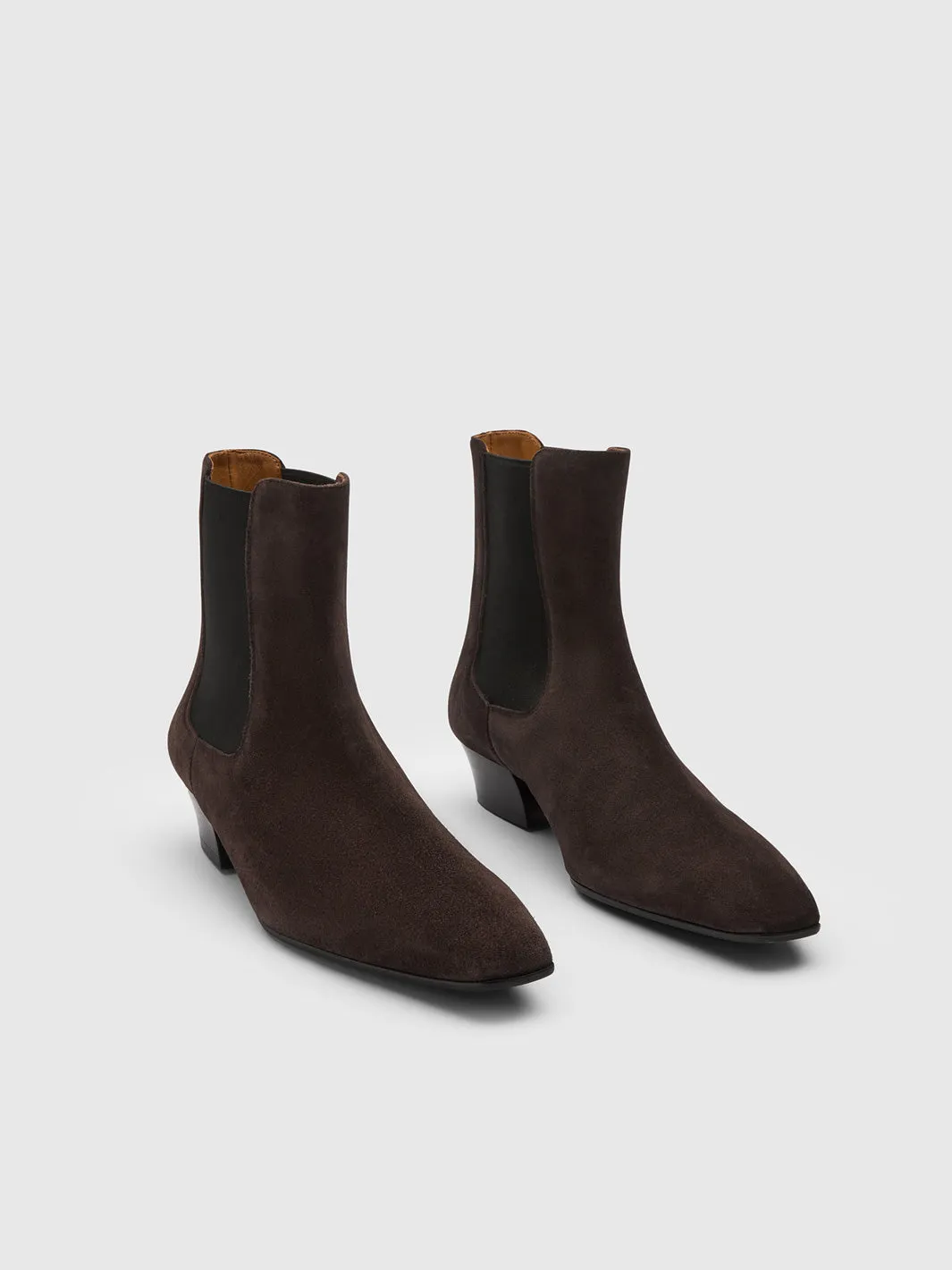 Nemoli Walnut Suede Ankle boots sold by ATP Atelier product image thumbnail 2