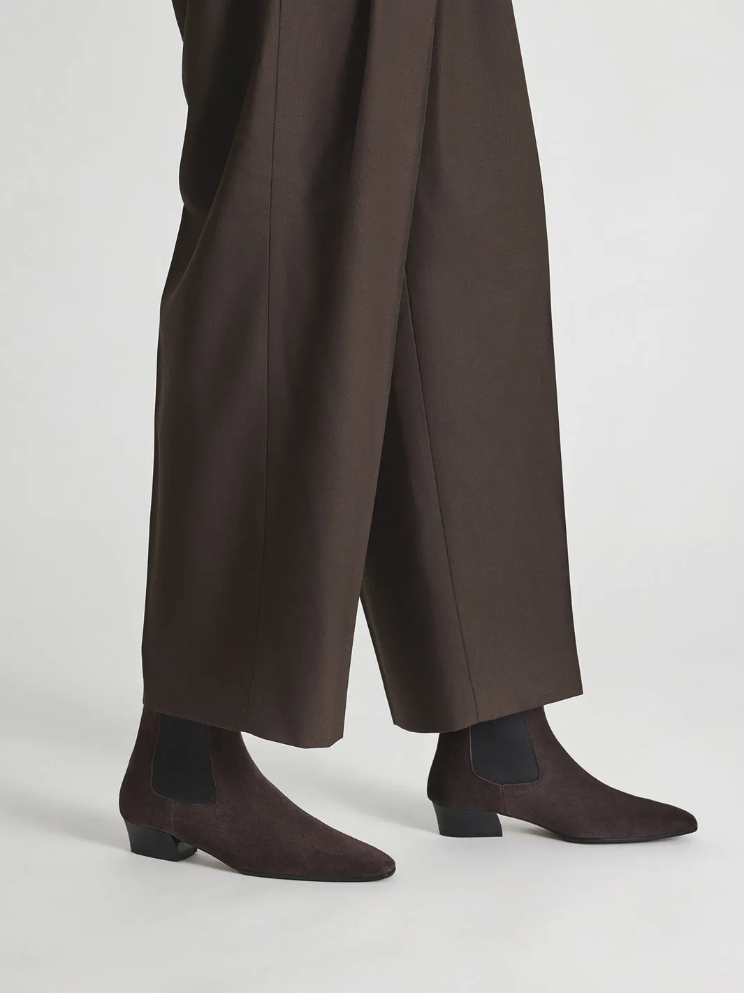 Nemoli Walnut Suede Ankle boots sold by ATP Atelier product image thumbnail 3