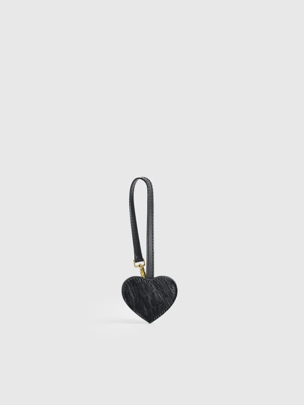 Venosta Black Pony/Leather Key chain made by ATP Atelier