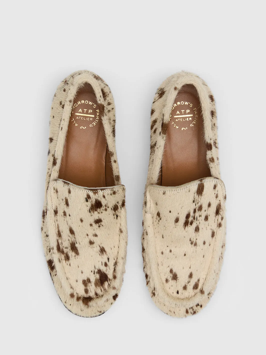 Rivello Mandorla Printed Mini Cow Slip-ins sold by ATP Atelier product image thumbnail 3