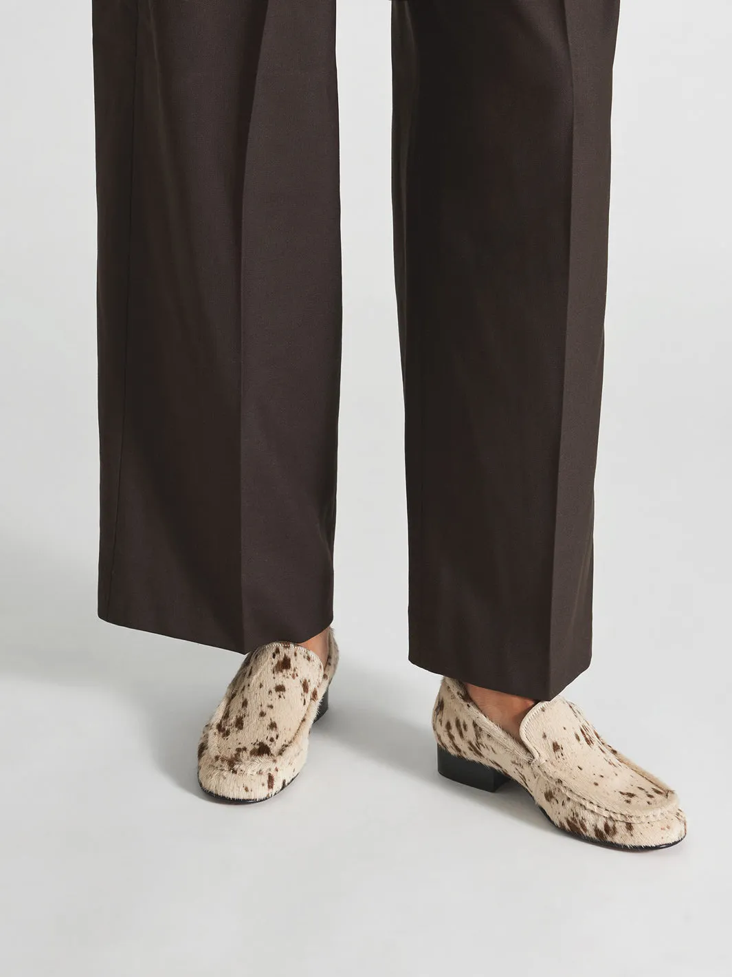 Rivello Mandorla Printed Mini Cow Slip-ins sold by ATP Atelier product image thumbnail 2