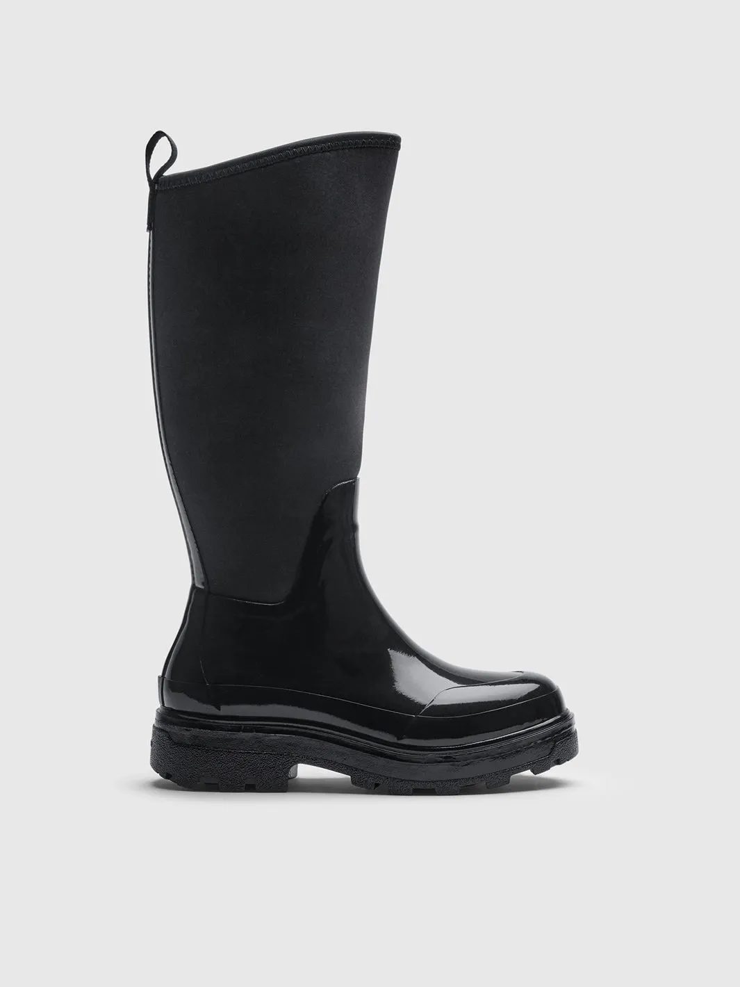 Verbania Black Rubber Boot sold by ATP Atelier