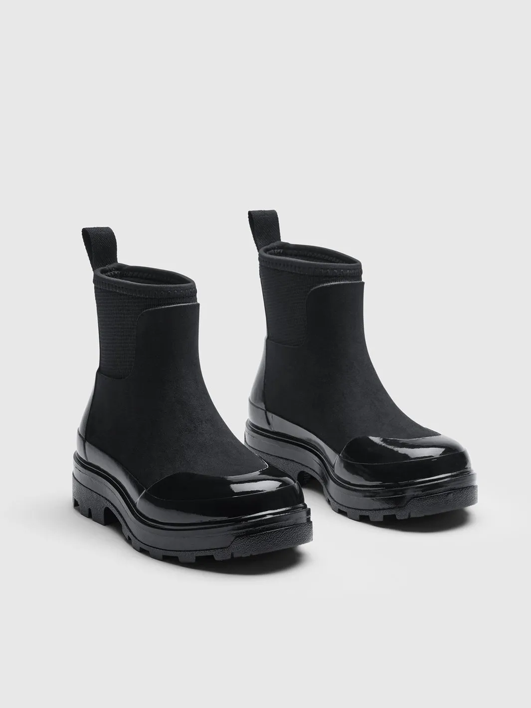 Pavia Black Rubber Boot sold by ATP Atelier product image thumbnail 3