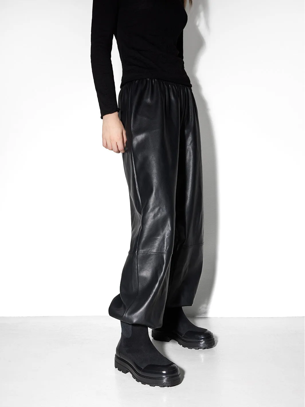 Pavia Black Rubber Boot sold by ATP Atelier product image thumbnail 2
