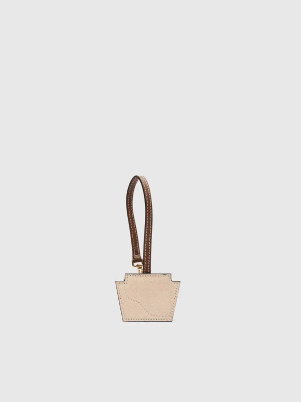 Gairo Marmotta/Cannella Pony/Leather Key chain made by ATP Atelier