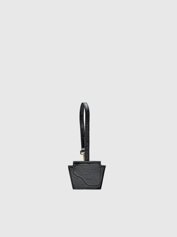 Gairo Black Naplak Leather Key chain made by ATP Atelier