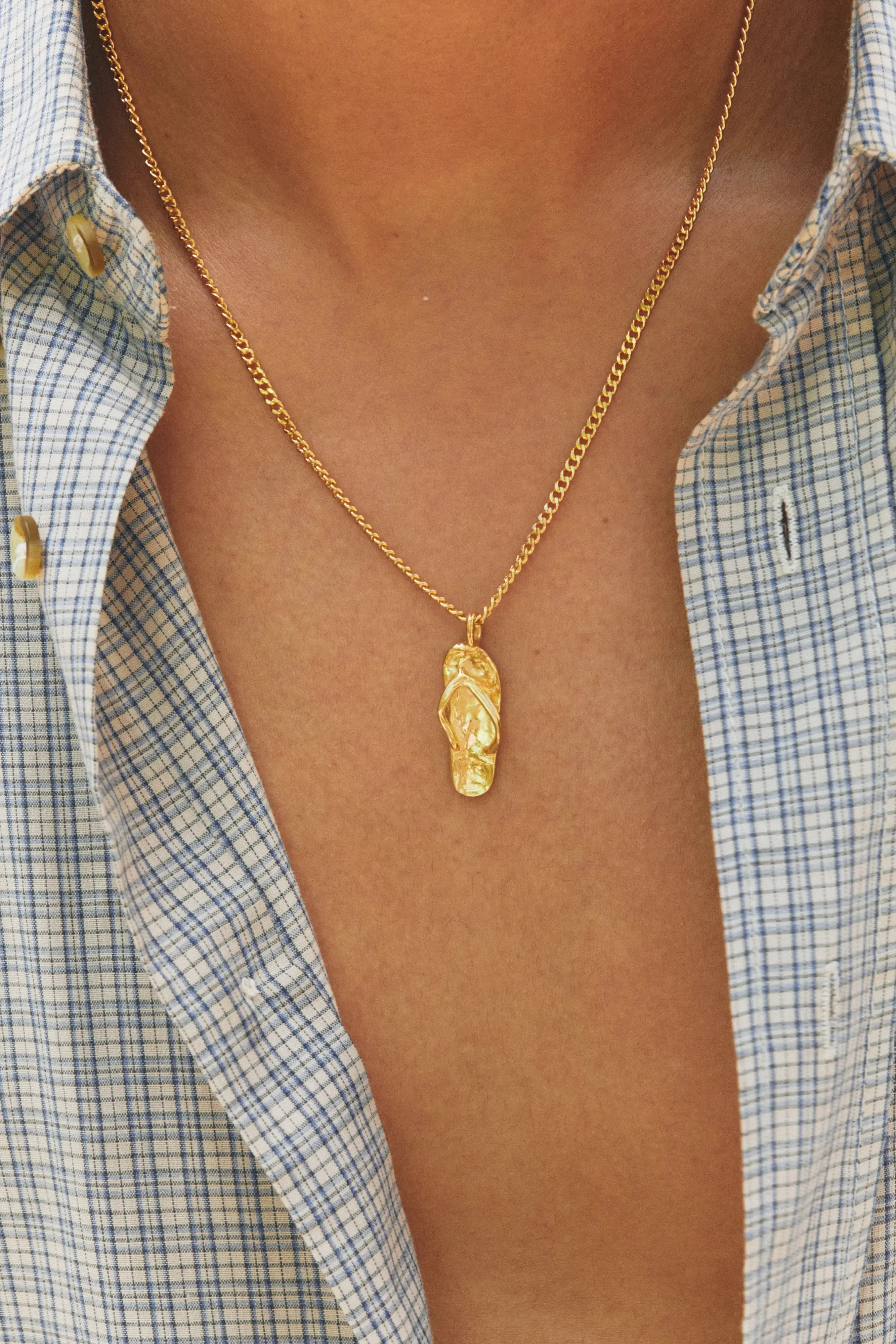 Chancla Necklace sold by Simuero product image thumbnail 4
