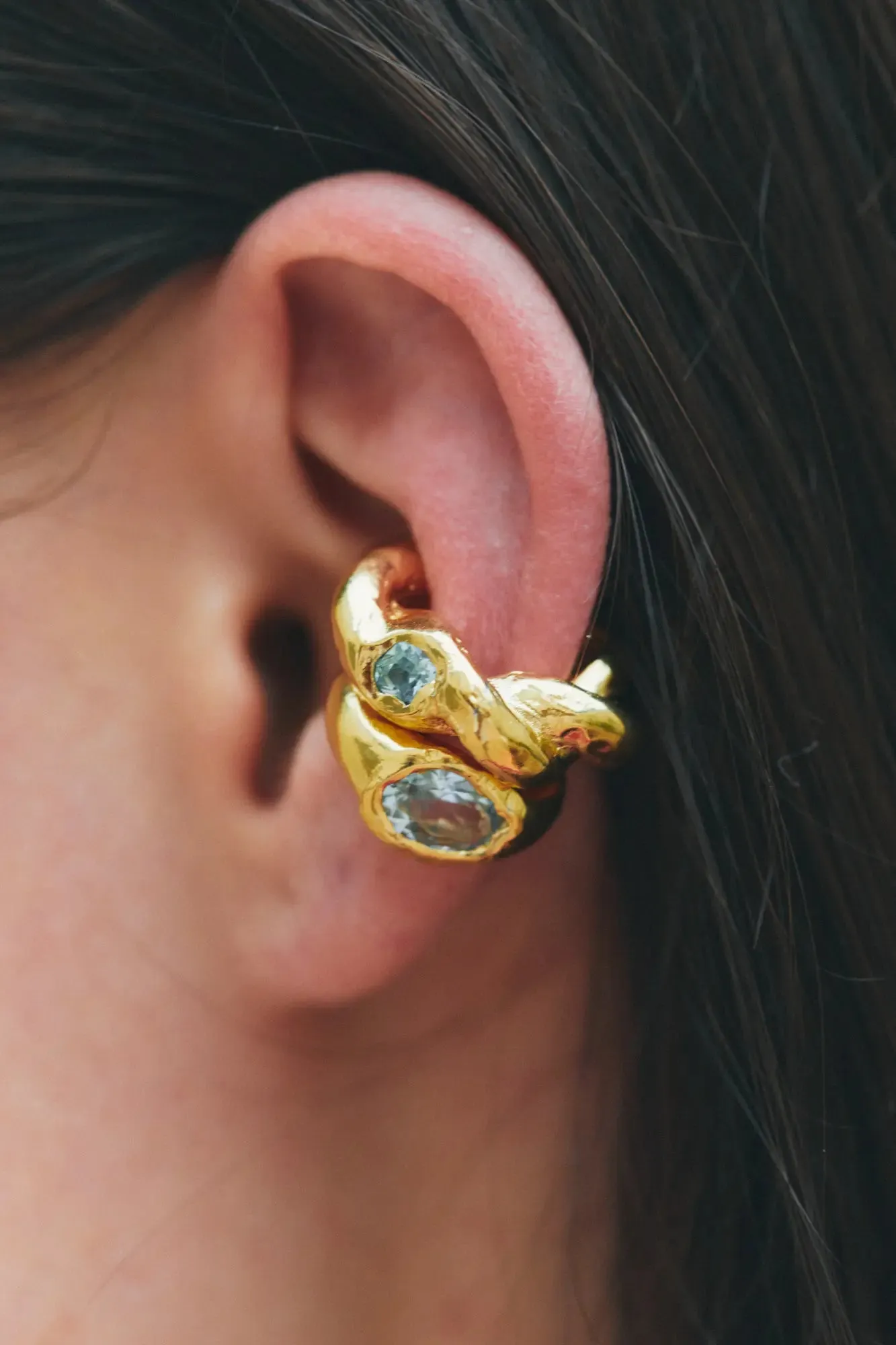 Faro Blue Ear Cuff sold by Simuero product image thumbnail 2