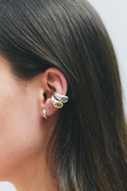 Faro Blue Ear Cuff made by Simuero