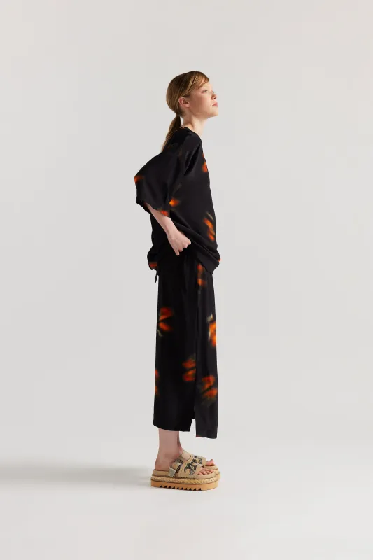 Airfoil Skirt Black/Orange sold by Kloke
