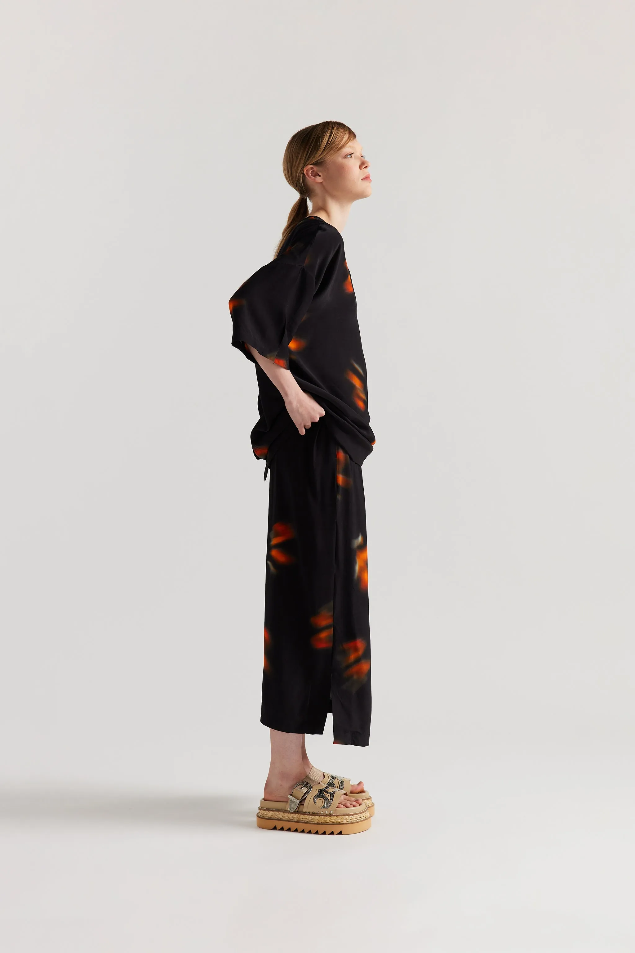 Airfoil Skirt Black/Orange sold by Kloke