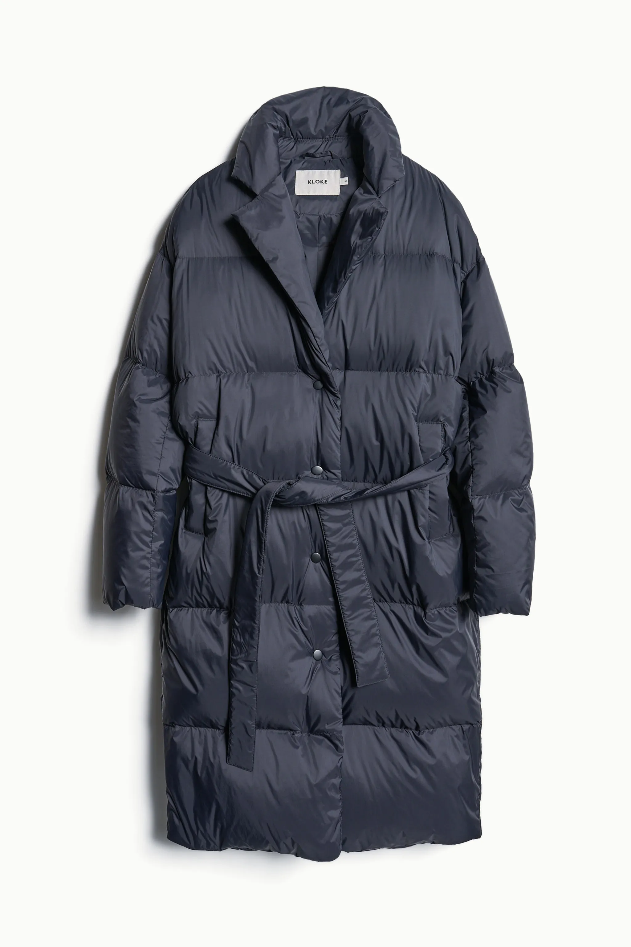 Vestige Quilted Long Coat Black sold by Kloke product image thumbnail 4