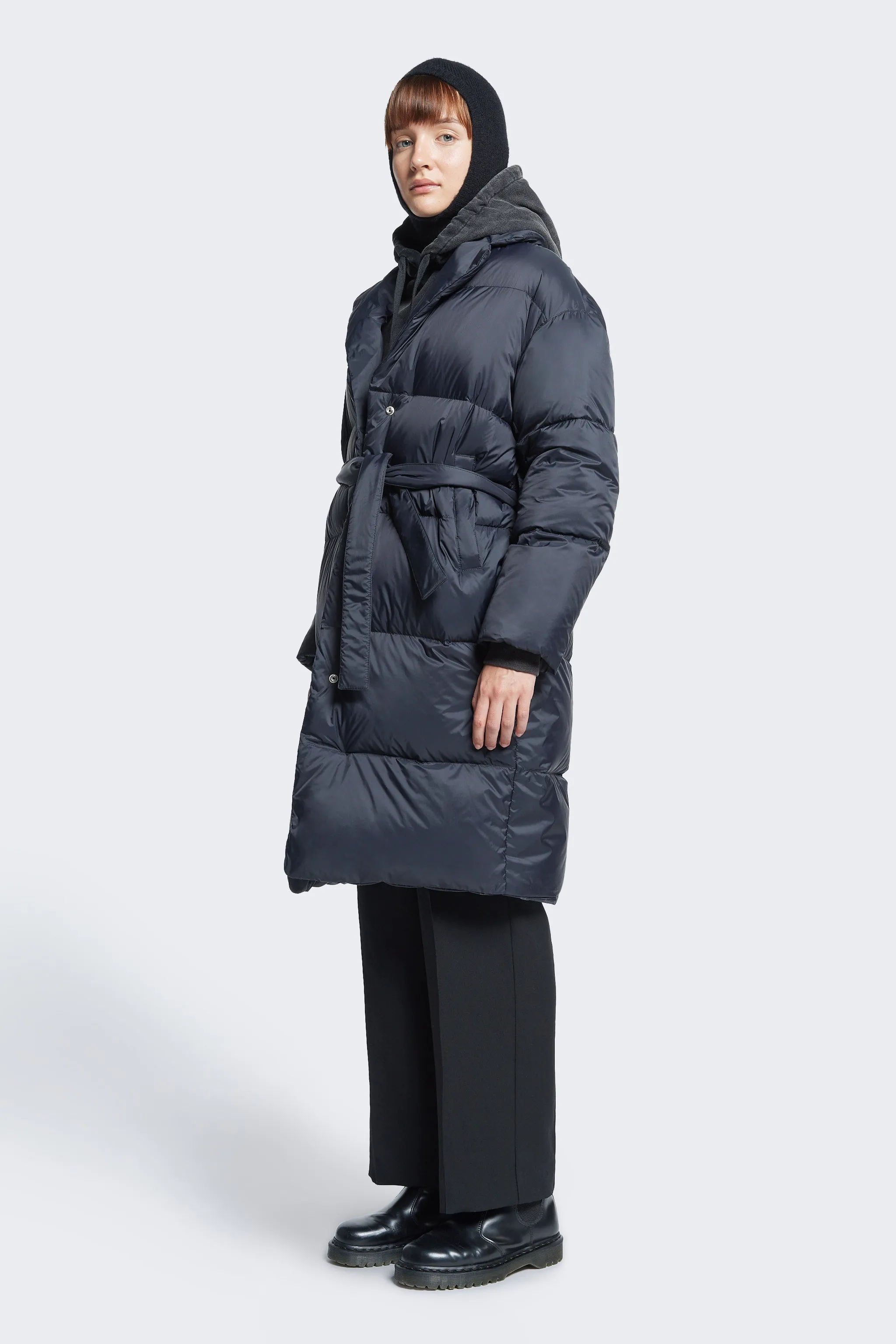 Vestige Quilted Long Coat Black sold by Kloke product image thumbnail 3