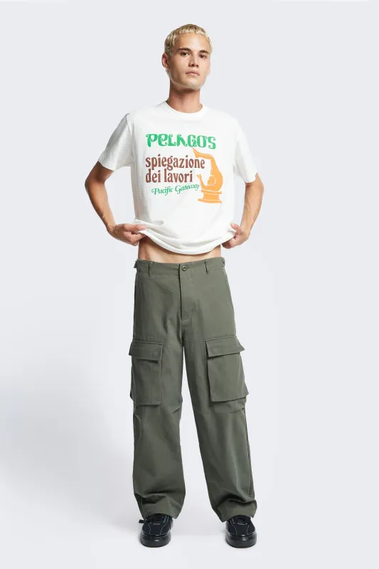 Fractal Cargo Pant Olive made by Kloke